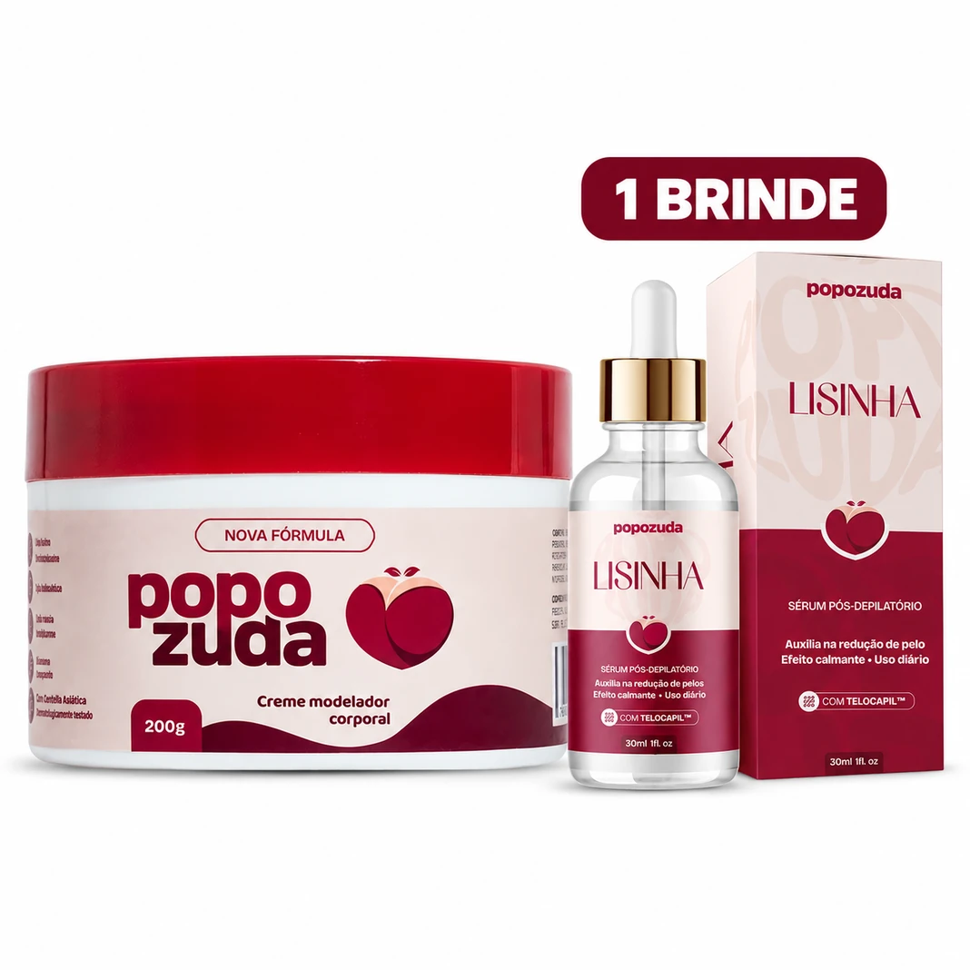 Creme Popozuda — 1 unidade + 1 brinde
